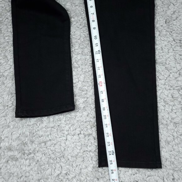 READ Curve Appeal Jeans High Rise Concealed Comfort Waist Straight Black 4 27 - Picture 8 of 8